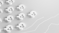 A graphic of pound signs against a white background