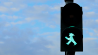 the green 'walk' icon