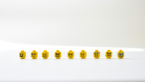 lego heads with different expressions