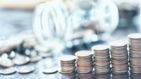 a pile of coins