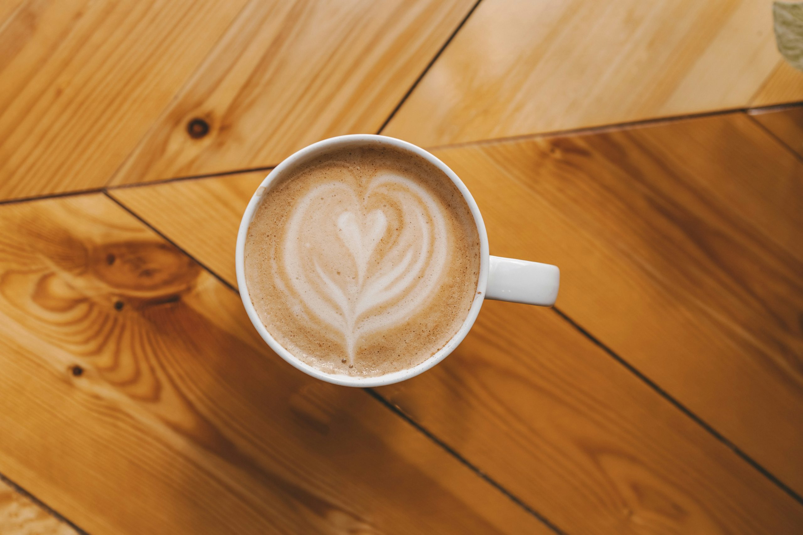 A picture of a latte