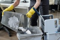 A Janitor hard at work